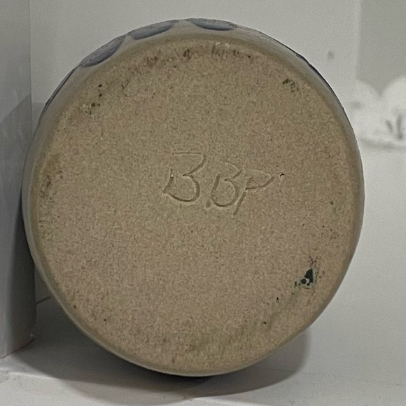 Vintage Beaumont Brothers Pottery BBP Small Salt Glazed Jar Crock Vase Stoneware - Picture 7 of 7